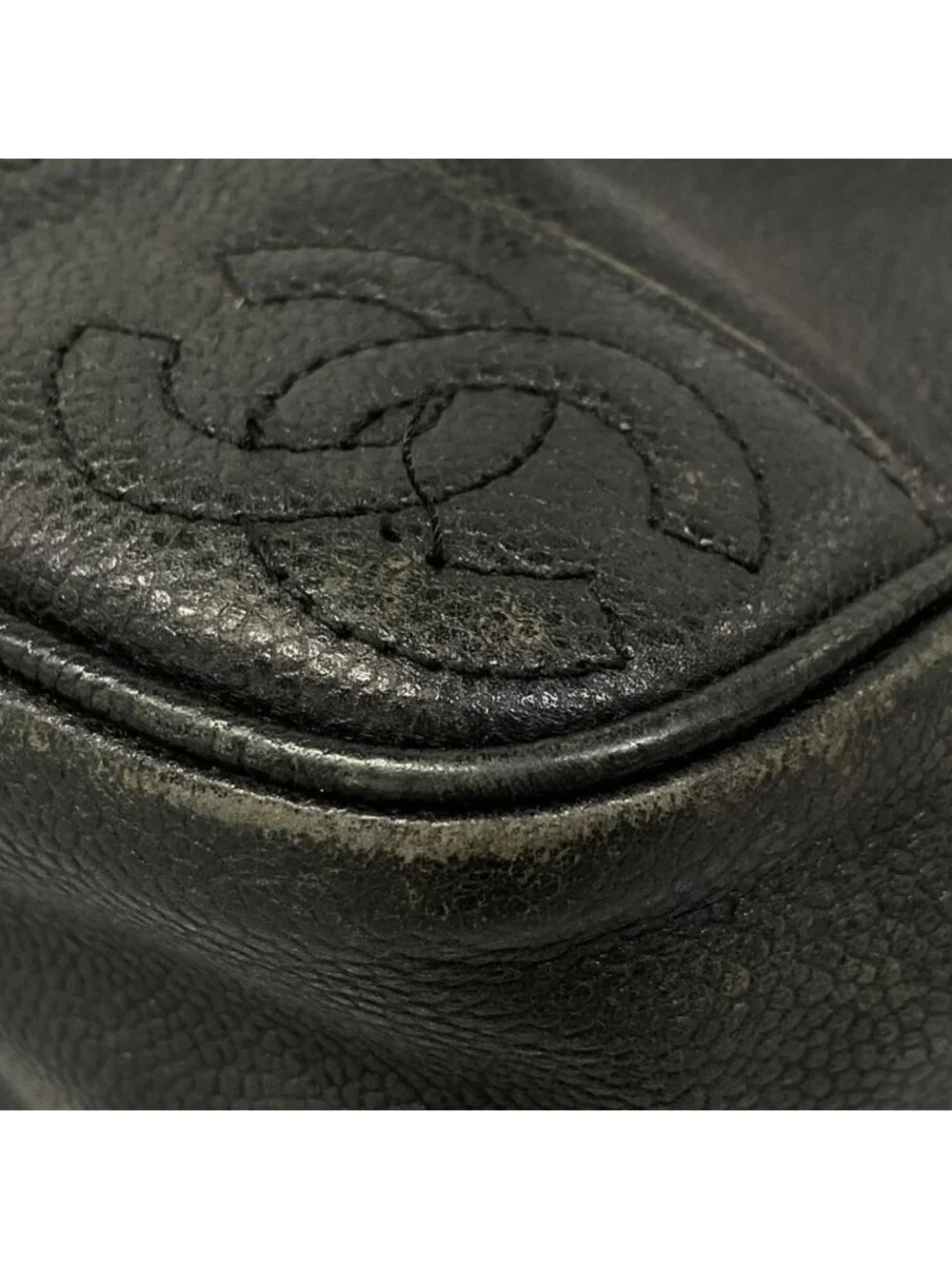 Chanel Backpack Triple Coco Black Chain Shoulder Gold CC Logo